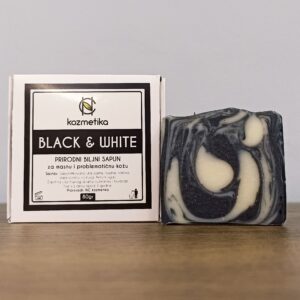 BLACK & WHITE SOAP ( DETOX SAPUN)